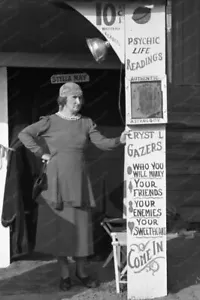 Louisiana Fortune Teller Stella May 1930s Professional Photo Lab Reprint - Picture 1 of 1