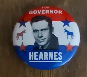  Missouri Gouverneur Warren Hearnes Pin Back Campaign Button Pinback  - Bild 1 von 3