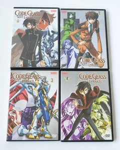 Code Geass Lelouch of the Rebellion Set of DVDs Part 1,2,3,4 Anime English - Picture 1 of 4