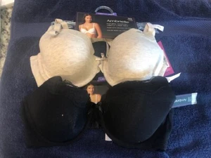 Ambrielle Natural Comfort Lightly Lined Demi Bra Beige or Black Select Size - Picture 1 of 9