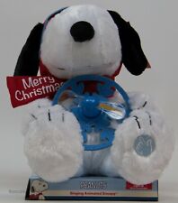 Peanuts Animated Musical Aviator Snoopy Lights Up Propeller & Plays Linus & Lucy