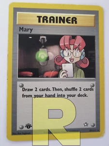 Mary / Lori® Neo Genesis 87/111® Rare® Pokemon® 1. Edition Englisch® Good - Bild 1 von 2
