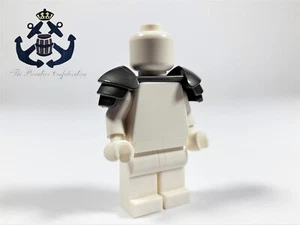 LEGO Castle Spalle Armatura Grigio Perla 37614 per Minifigure Falco Nero - Foto 1 di 1