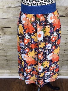 LuLaRoe 2XL Lola Rock Gummibund Midi Futter ~ Kirche / Arbeit - Bild 1 von 5