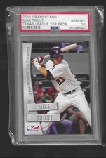 2011 GRANDSTAND TEXAS LEAGUE MIKE TROUT PSA 10
