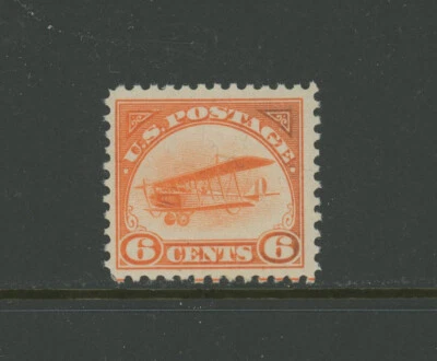 USA Scott # C1 F-VF OG NH Air Mail BOB 6c Stamp US Cat $110 - Image 1 of 2