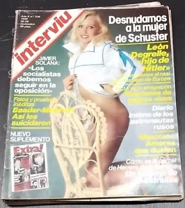 Revista Interviú, Nº236 noviembre 1980, Desnudamos a la mujer de Schuster - Imagen 1 de 1