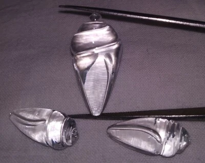 Tallas de caracola/cáscara de cuarzo cristal 3 piezas Aplicación Layout 49 Cts. Piedras preciosas naturales Foto 1 de 4