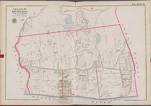 1911 WESTCHESTER NY IRVINGTON GREENBURG ARDSDALE STATION DOBBS FERRY ATLAS MAP - Picture 1 of 3