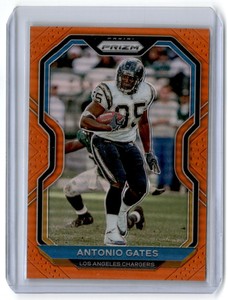 2020 Panini Prizm Orange Antonio Gates /249 Los Angeles Chargers #147
