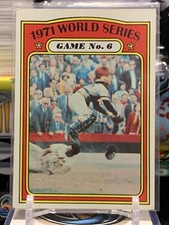 1972 Topps Baseball 1971 World Series Game No. 6 WS #228 JL2R