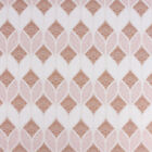 Gardinenstoff Dekostoff Digitaldruck Ornament natur wei&#223; braun rosa 1,4m Breite