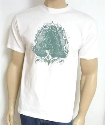 Ambiguous Progress Graphic Tee White Crew T-Shirt 100% Cotton New NWT Mens - Image 1 of 2