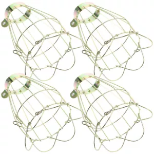 4 Pcs Retro Bird Cage Lantern Vintage Lamp Holders Industrial Lampshade - Picture 1 of 12