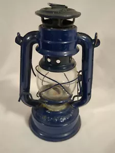 Swallow Brand 245 Lantern Blue Vintage w/ Globe 7 1/2' UNTESTED - Picture 1 of 13