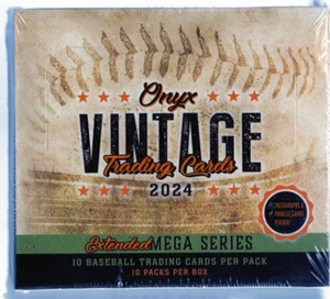 2024 ONYX VINTAGE SERIE EXTENDIDA BÉISBOL SELLADO MEGA HOBBY CAJA SKENES!!!! - Imagen 1 de 1