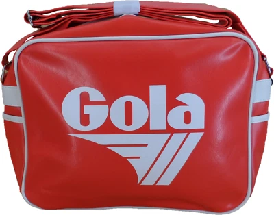 Gola Classic Retro Red/White Messenger Bag - Image 1 of 3