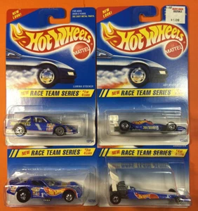 1995 Hot Wheels RACE TEAM SERIES Complete 4 Car Set - Bild 1 von 10