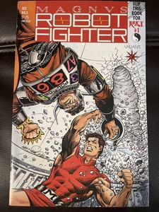 Magnus Robot Fighter #5 NM 1991 KEY 1st Appearance Rai, First Valiant Original