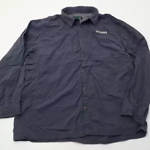 Eastern Mountain Sports Sport Shirt Mens XXL Button Up Long Sleeve Vented Nylon - Picture 1 of 7