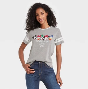 Women's Disney Mickey and Friends Together Short Sleeve Graphic T-Shirt - Small - Picture 1 of 2