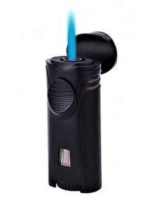 Zigarren Feuerzeug Marken Feuerzeuge Lighter  Turbo Jet Flamme mit Halter No 1 - Bild 1 von 4