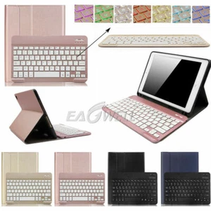 For iPad 5th 6th Gen 9.7" Pro 9.7" Air 1/2 Bluetooth Keyboard Folio Case Cover - Picture 1 of 33