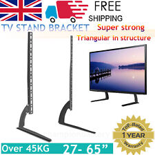 Universal Table Top TV Stand Leg Mount LED LCD Flat TV Screen 27-65" Bracket CP