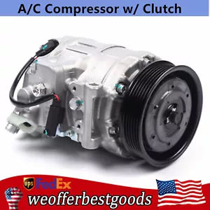 For BMW 325i 328i 330i 528i 525i 2006-2013 Air Conditioner Compressor W/ Clutch - Picture 1 of 12