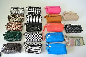 NEW Women Soft wrist strap Purse Clutches Wallet Coins Bag Handbag Gift COLOR - Picture 1 of 119