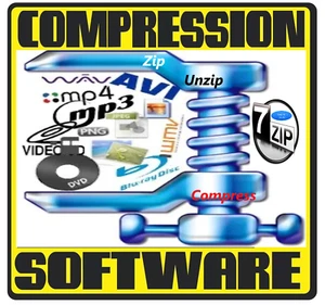 Zip Unzip Unrar Compatible Archiving Software RAR Compression Suite CD - Picture 1 of 8