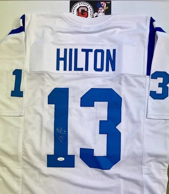 T.Y. Hilton Indianapolis Colts Autographed Football Jersey JSA Certified - Image 1 of 3