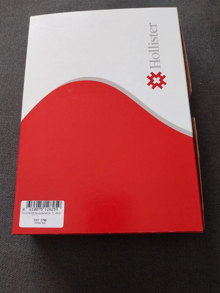 HOLLISTER - Pouchkins - sacca pediatrica due pezzi per ileostomia , trasparente - Immagine 1 di 4