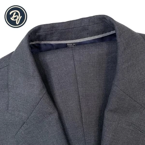 Mens 42 S J. CREW Ludlow Classic x A.W.C. Solid Charcoal Grey Wool Suit - Picture 1 of 24