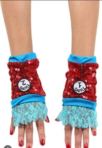 Dr. Seuss The Cat In The Hat Thing 1 & 2 Sequin Glovettes COSTUME  Child  B9 - Picture 1 of 1