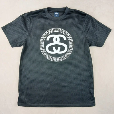 Camiseta de fútbol Stussy mediana para hombre 21x28 pequeña doble cara Foto 1 de 4