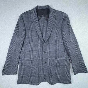 Brooks Brothers Regent Dondi Jersey Houndstooth Sport Jacket Blazer 44R Academia - Picture 1 of 13
