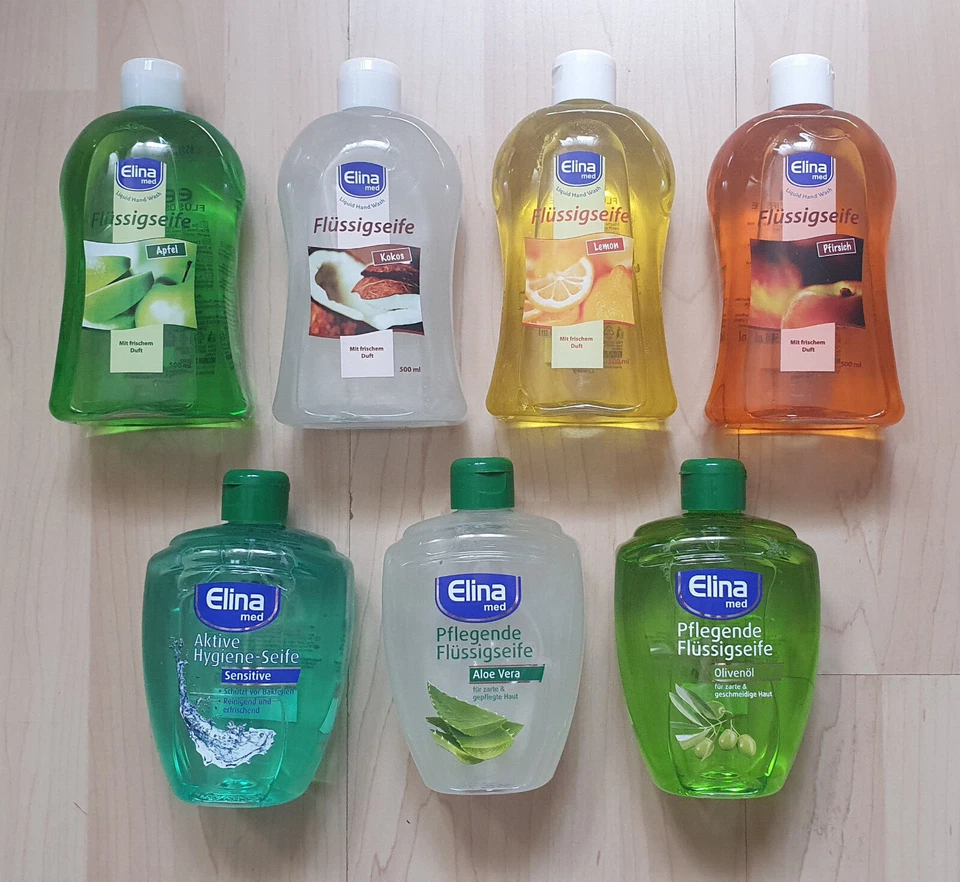 Flüssigseife Elina 500ml Flip Top 7 Sorten - Bild 1 von 1