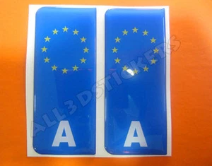 2 x Adesivi Resinati 3D Targa Austria per Auto o Moto - Foto 1 di 1