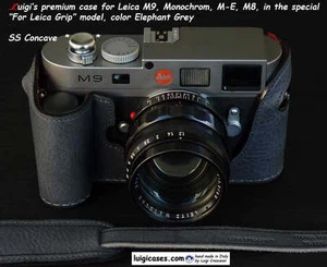 LUIGI CASE to LEICA GRIP for M9,MONOCHROM1,M-E,M8,DELUXE STRAP,UPS/DHL INCLUDED. - Picture 1 of 5