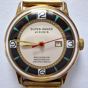 Vintage Anker Watch - 21 SUPER ANCHOR 21 RUBIS - Picture 1 of 21