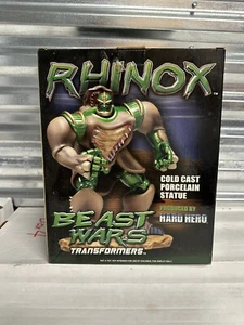 ESTATUA TRANSFORMERS BEAST WARS RHINOX HÉROE DURO MOLDE FRÍO 691/2500 - Imagen 1 de 9
