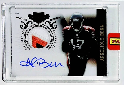 2010 Panini #203 Arrelious Benn Plates and Patches Auto 535/699 Rookie - Image 1 of 2