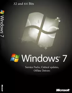 Service Packs Critical Updates Windows 7 64GB Support USB + LAN and WiFi Drivers - Picture 1 of 2