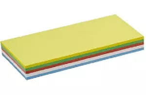 300 Moderationskarten "Rechteck" 10 x 20 cm - 50 Stück / Farbe - Bild 1 von 1