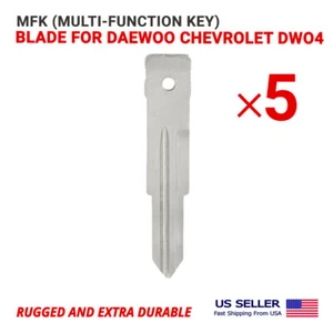 5X MFK (llave multifunción) llave en blanco hoja para Daewoo Chevrolet DWO4 - Imagen 1 de 2