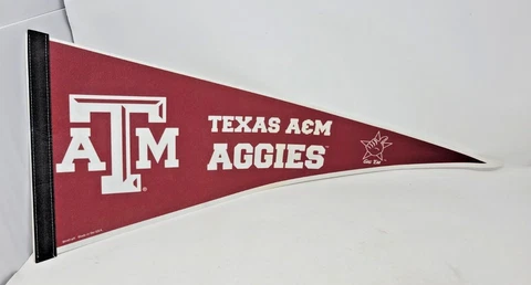 Wincraft Texas A&M Aggies NCAA 12 X 30 Felt Pennant Made in USA Cover