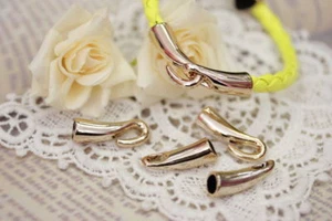 3 set chiusure in plastica foro rotondo largo per bracciali collane - Picture 1 of 1