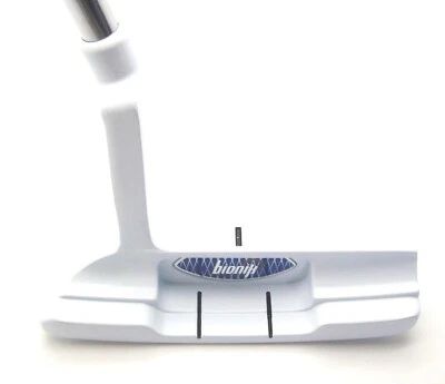 WHITE BIONIK 101 PUTTER,RH, EGK 3.0 MIDSIZE GRIP, 33 TO 36" LENGTH - Image 1 of 4
