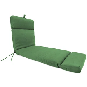 New Outdoor Patio Chaise Lounge Chair Cushion with Ties 75.5" x 22", UV Treated - Picture 1 of 12
